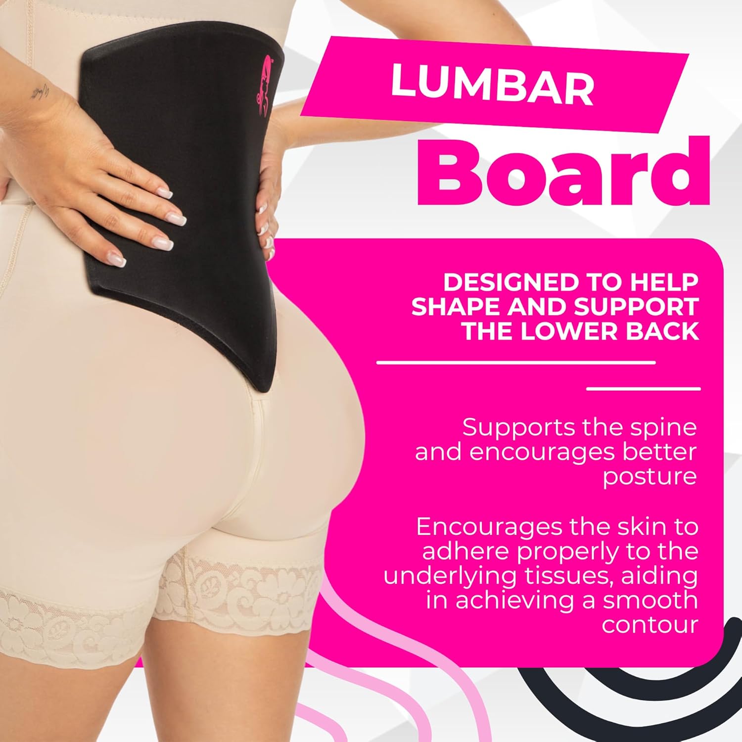 BBL Pillow + Compression Kit | 6-Piece Recovery Bundle with Boards & Lipo Foam 