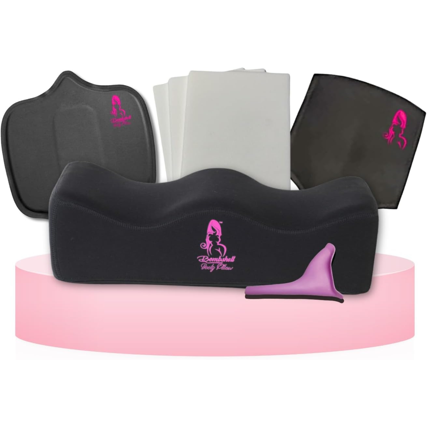BBL Pillow + Compression Kit | 6-Piece Recovery Bundle with Boards & Lipo Foam 