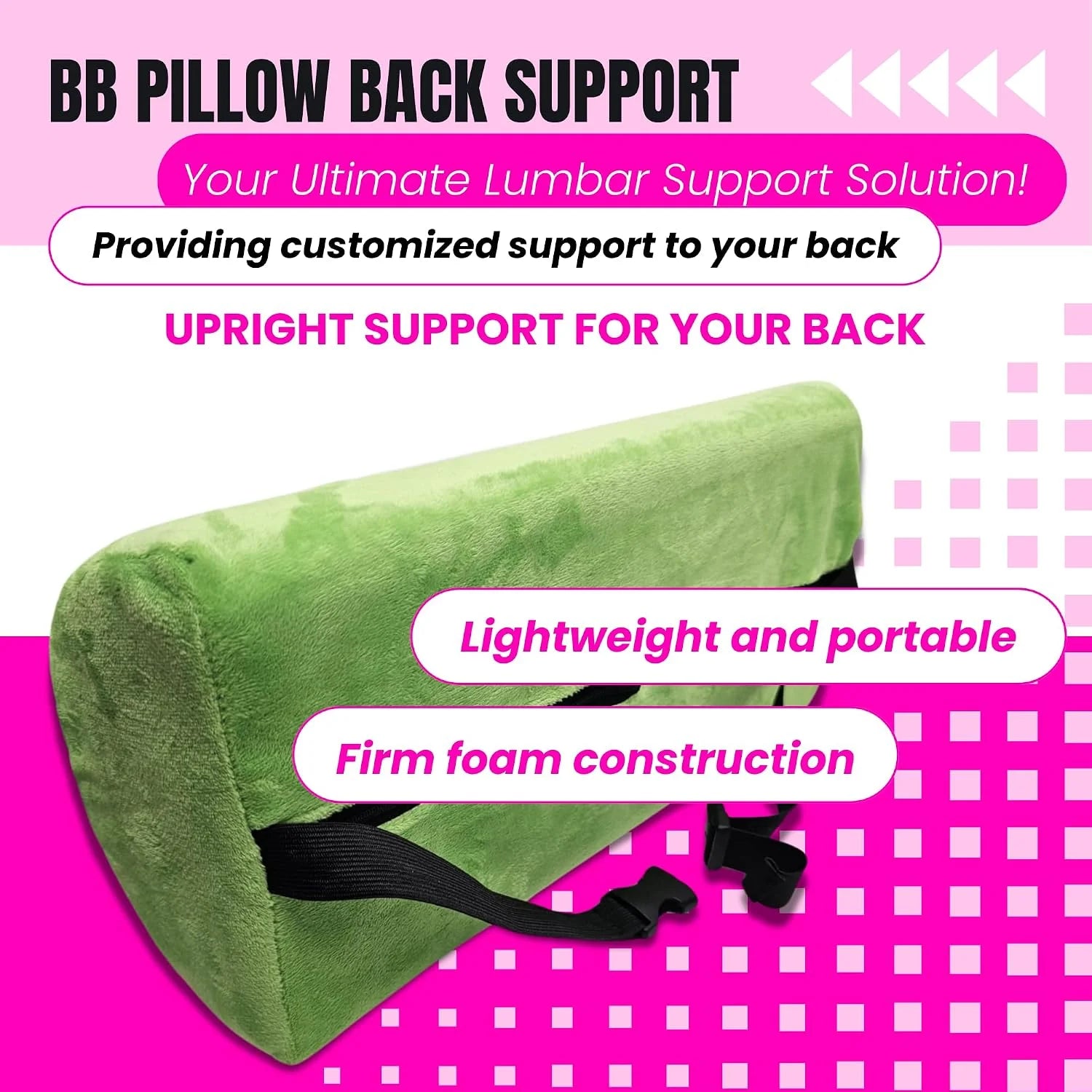 BBL Pillow After Surgery with Bolster Pillow for Legs, BBL Butt Pillow After Post Surgery Supplies and Detachable Back Support Pillow

