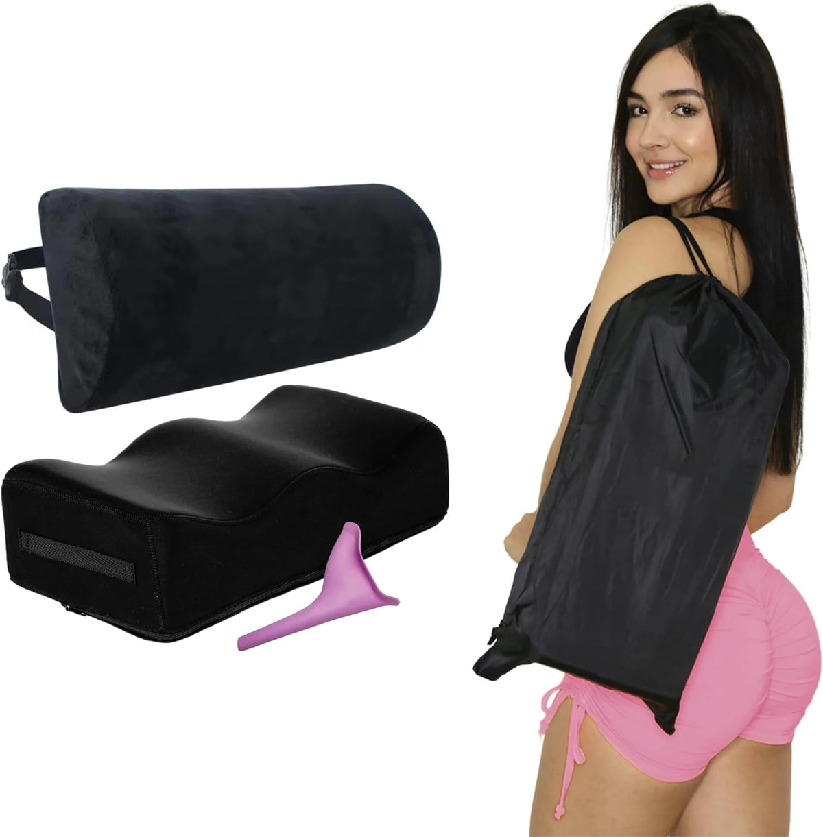 BBL Pillow After Surgery with Lumbar Support  Butt Cushion & Back Support Pillow  Post Surgery Must Haves  BBL Recovery Supplies  Cojín BBL 