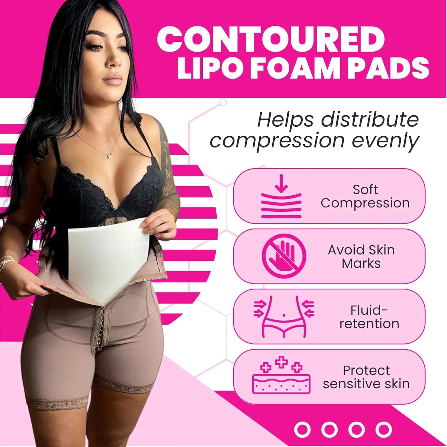 BBL Pillow + Compression Kit  7 Piece Recovery Bundle with Boards & Lipo Foam how long do you need a bbl pillow Green