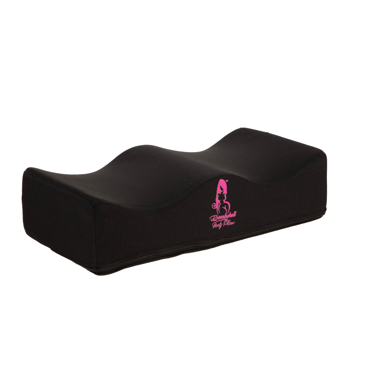 BBL Pillow for Sitting Black – Brazilian Butt Lift Post-Surgery Recovery Cushion with Travel Bag – Bombshell Booty Pillow 
