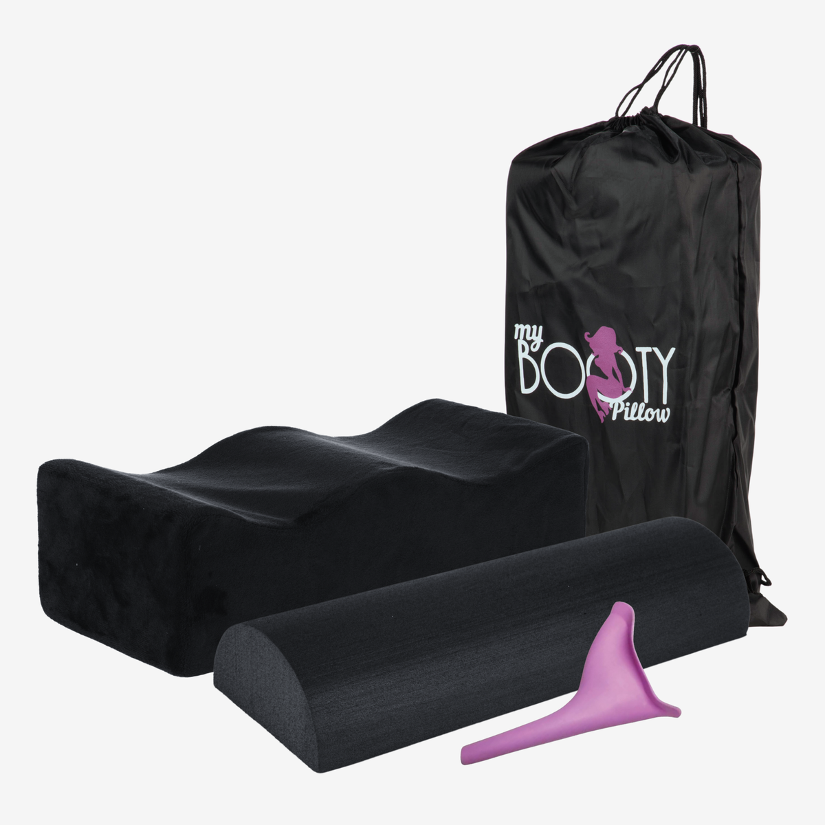Black BBL pillow and toilet riser recovery kit – Brazilian butt lift post-op supplies 