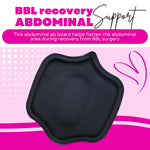 Black Lipo Foam Abdominal Board – Post-Op Compression Board for Liposuction and BBL Recovery 