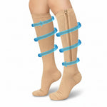 BBL anti-embolism zipper compression stockings and socks Bombshell Booty Pillow 