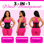 High compression waist trainer for tummy control, waist trimming, and hourglass figure
