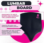 Lumbar Board Molder Post-Surgery – Shapes Supports Lower Back Spinal Alignment Smooth Contour Under Faja