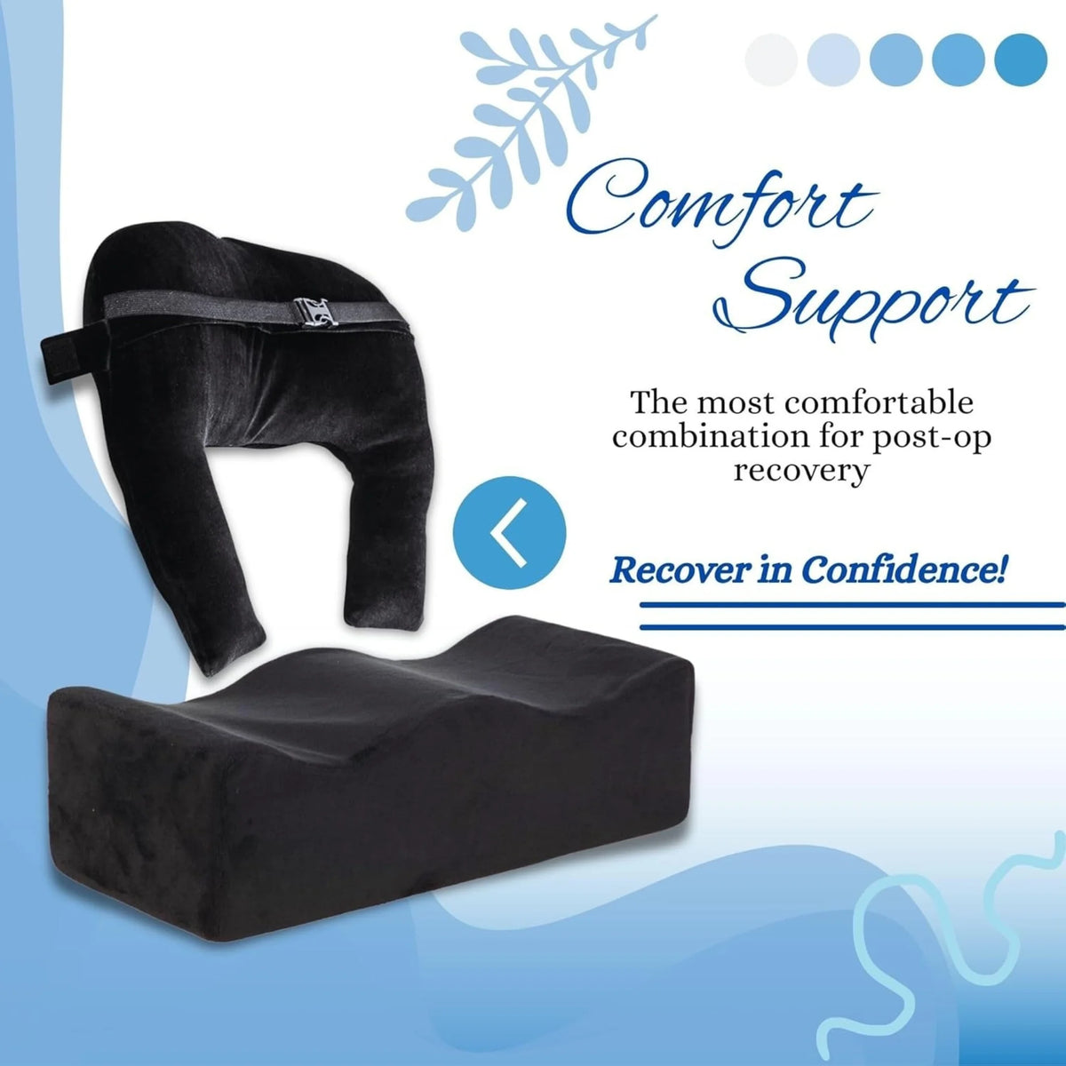 BBL Pillow with Back Support Cushion