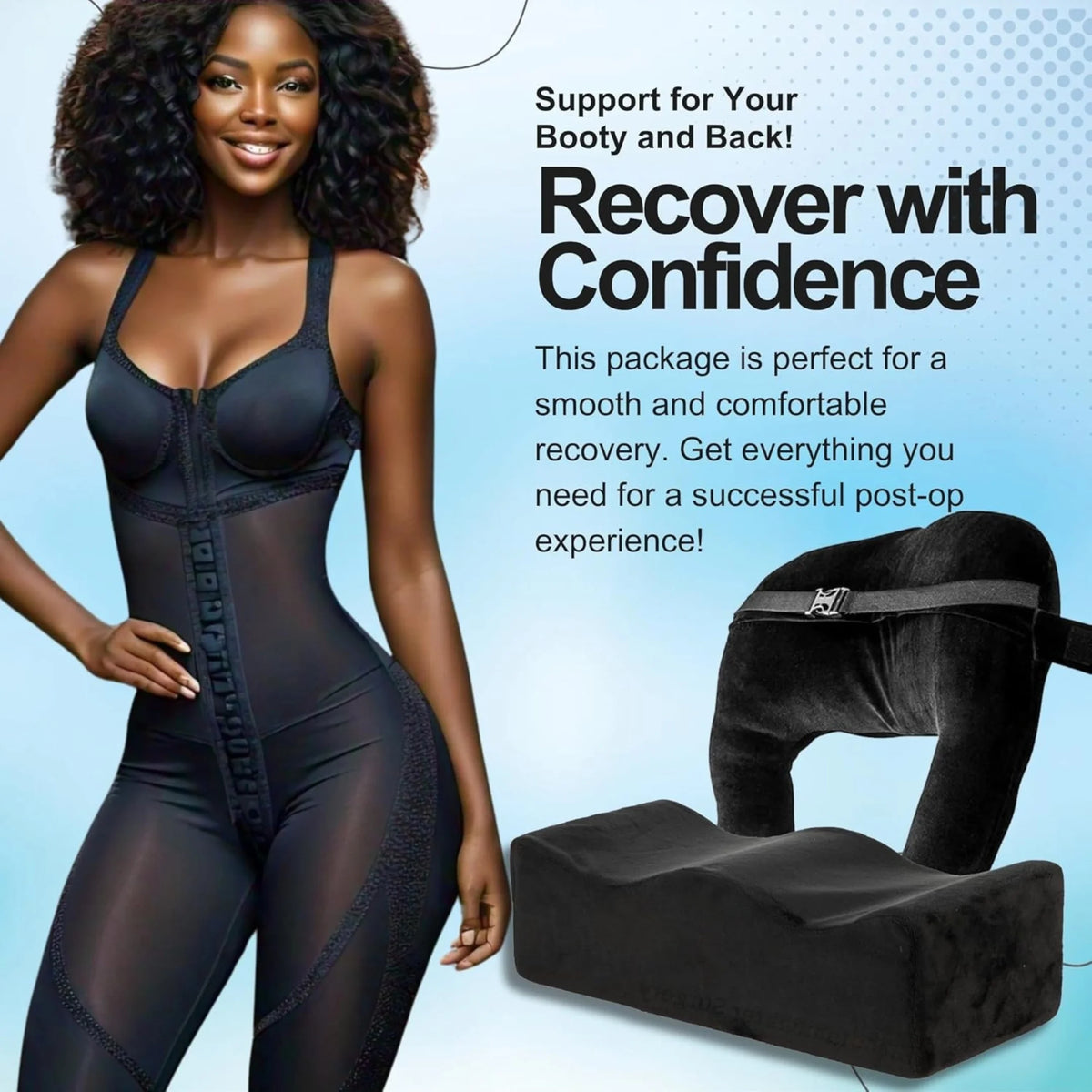 BBL Pillow with Backrest Support Cushion 