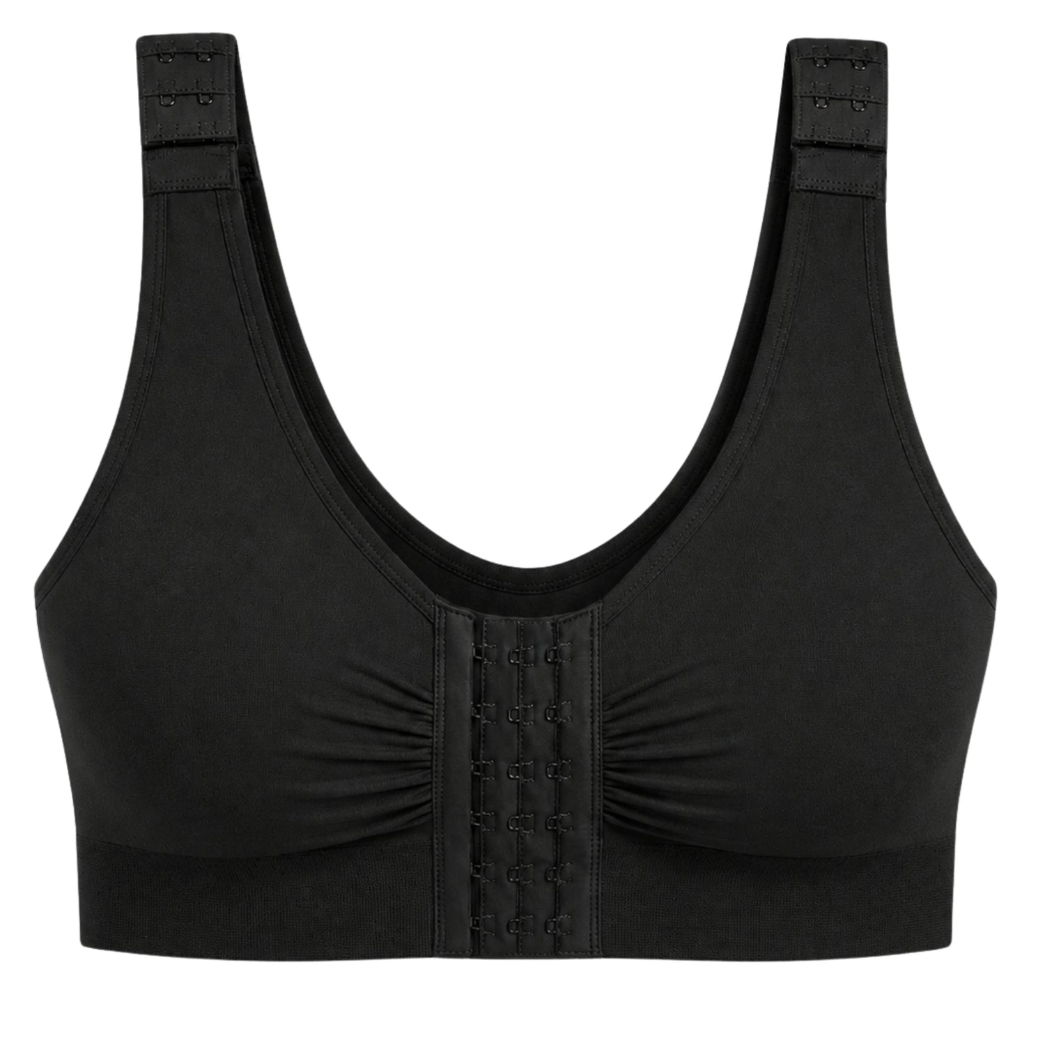 Beige compression bra garment on a white background
